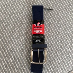 Alleson Navy Elastic Baseball Belt - Men's